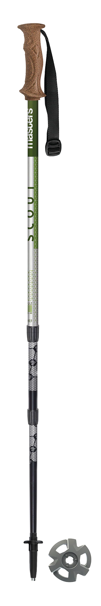 Masters Scout Walking Poles Green - Pair