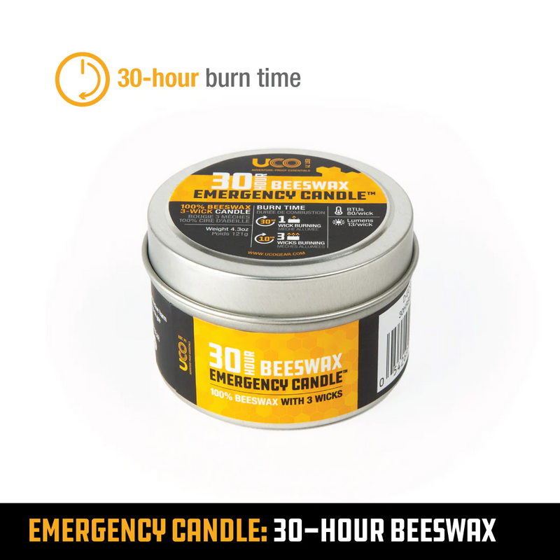 UCO 30hr Beeswax Emergency Candle