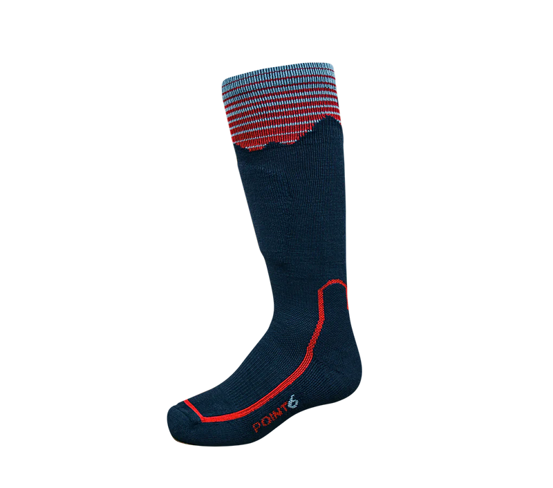 Point6 Merino Kids Mountain Magic Light OTC Ski/Snowboard Socks