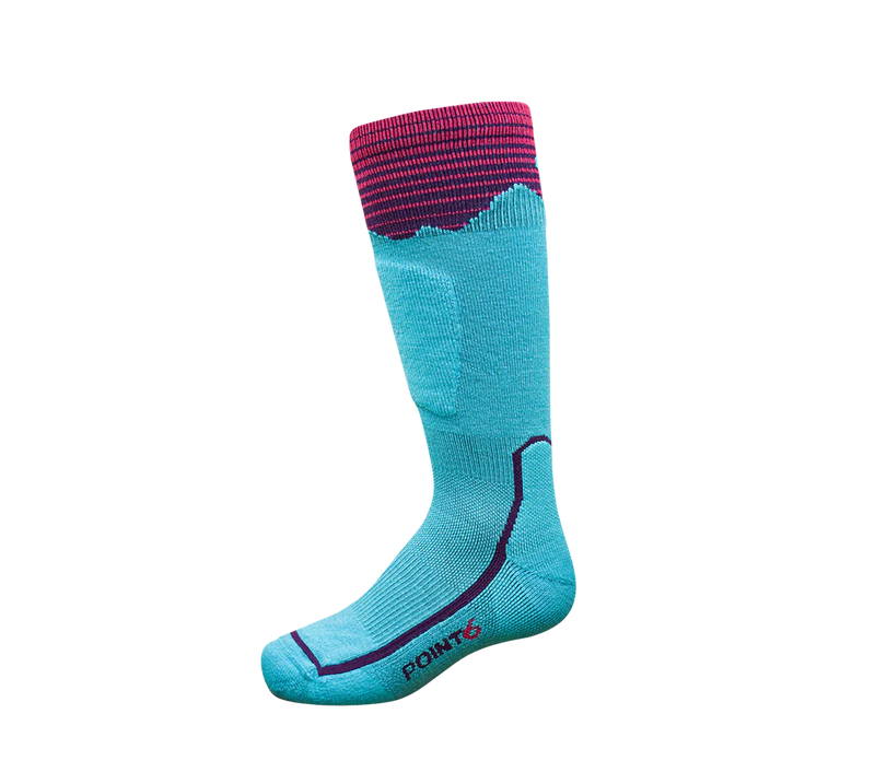 Point6 Merino Kids Mountain Magic Light OTC Ski/Snowboard Socks