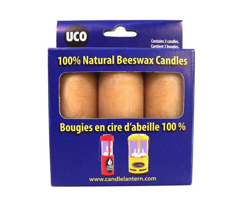 UCO Original Lantern Candles Beeswax - 3 pack