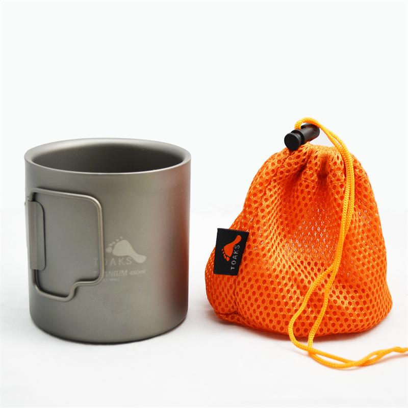 Toaks 450ml Titanium Double Wall Cup