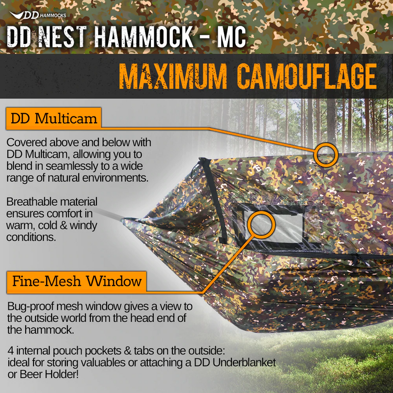 DD Hammocks Nest Hammock Multicam