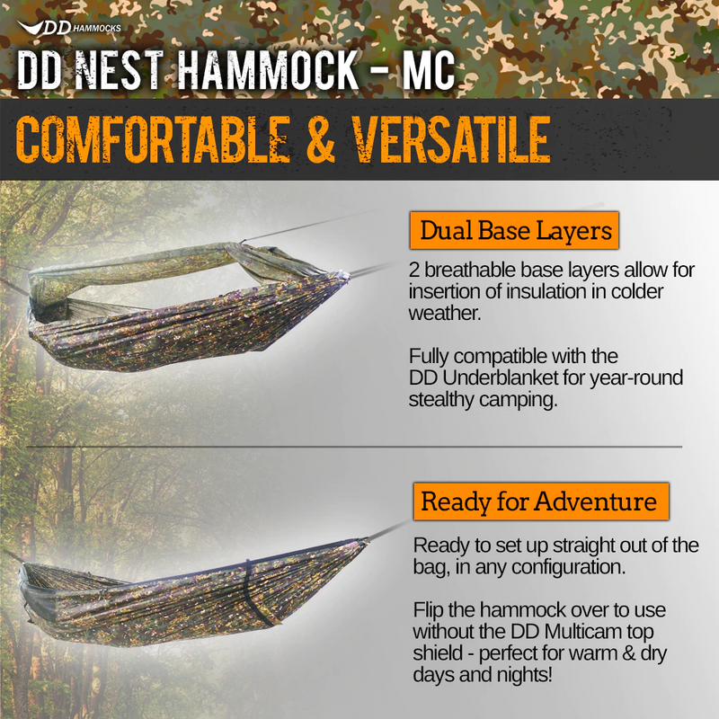 DD Hammocks Nest Hammock Multicam