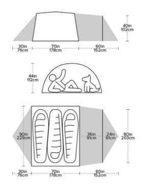 Big Agnes Blacktail Hotel 3 Tent