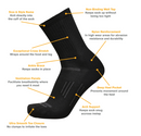 Point6 Merino Topo Ultra Light 3/4 Cew Sock