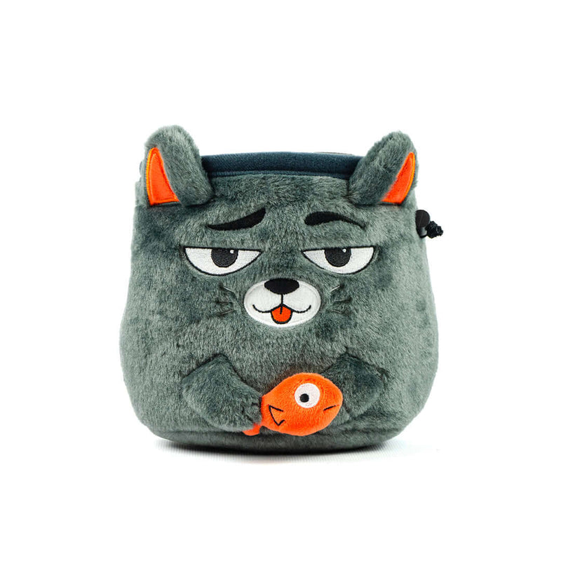 YY Vertical Grey Cat Chalk Bag