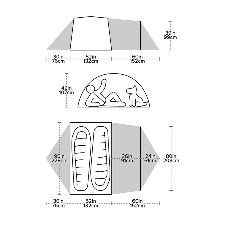 Big Agnes Blacktail 2 Hotel Bikepack Tent