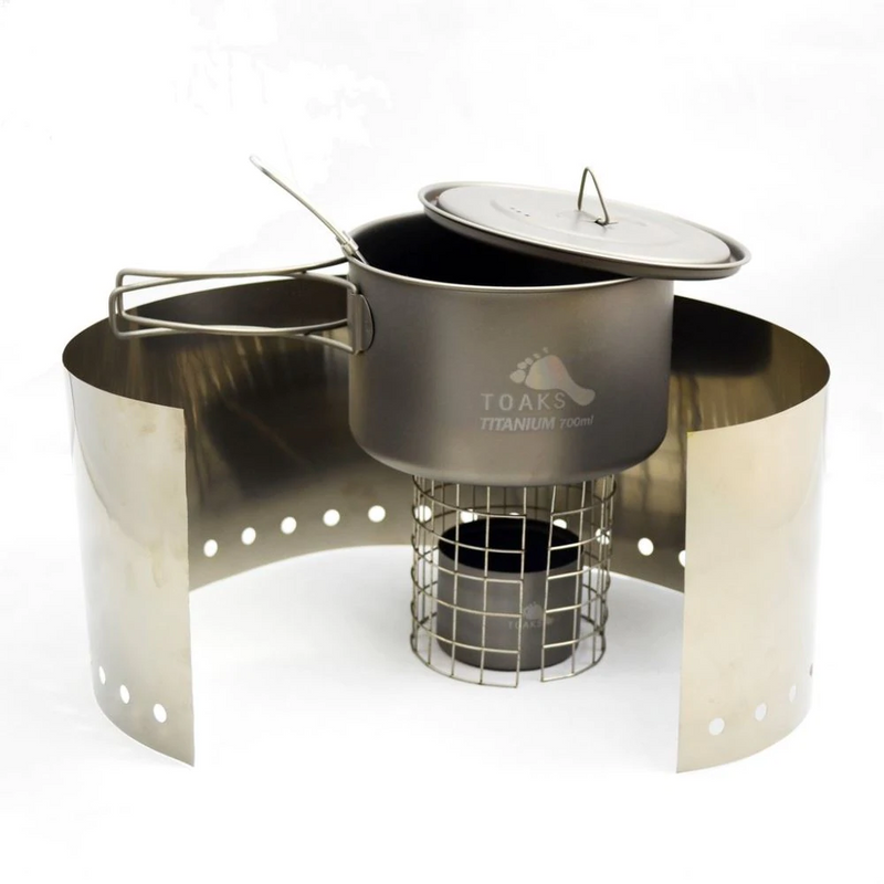 Toaks Ultralight Titanium Stove & 700ml Pot Set