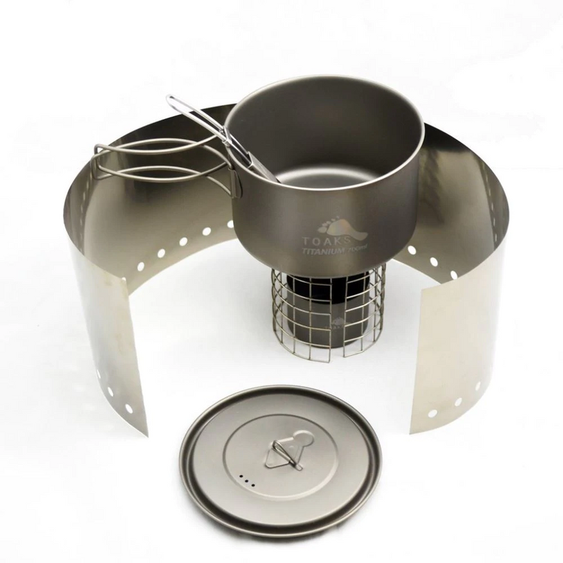 Toaks Ultralight Titanium Stove & 700ml Pot Set