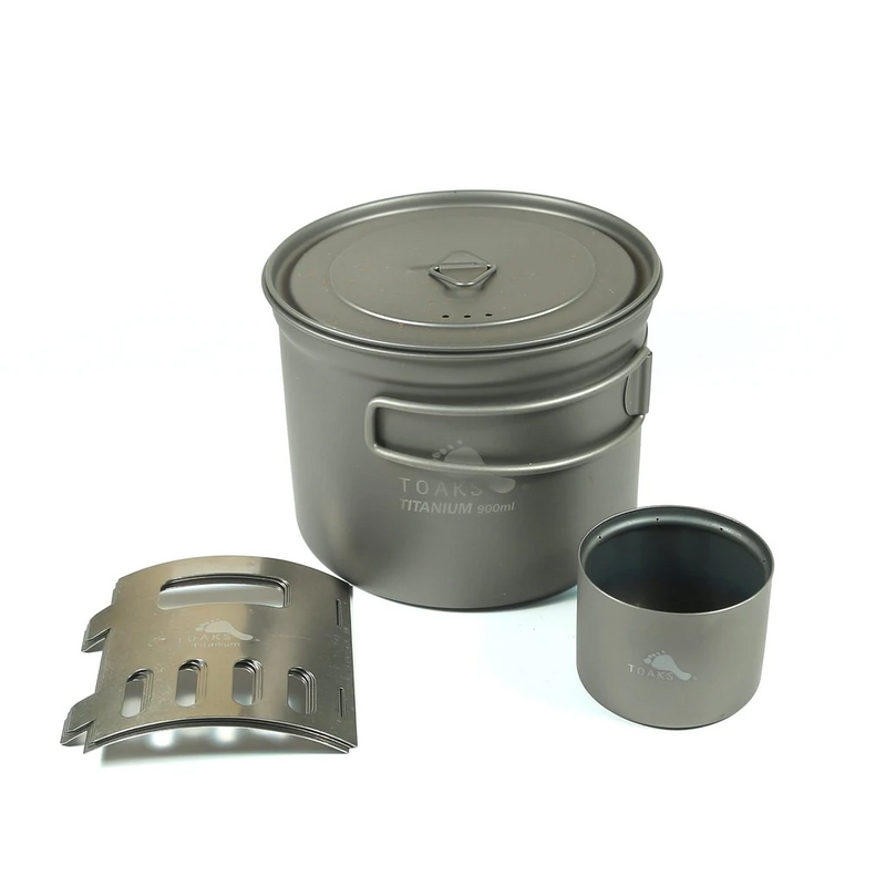 Toaks Ultralight Titanium Stove & 900ml Pot Set