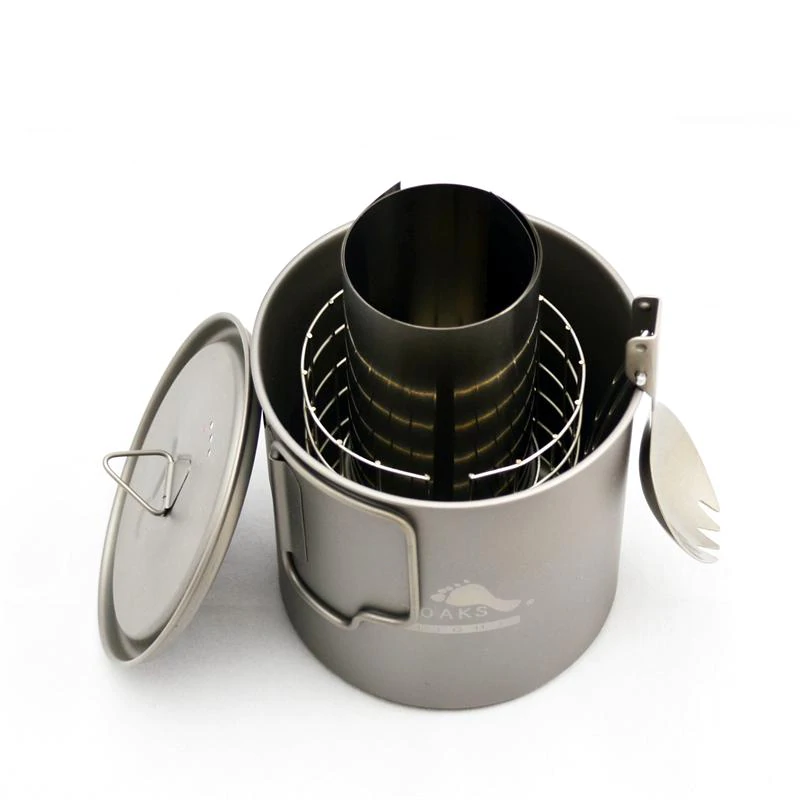 Toaks Ultralight Titanium Stove and 650ml Pot Set