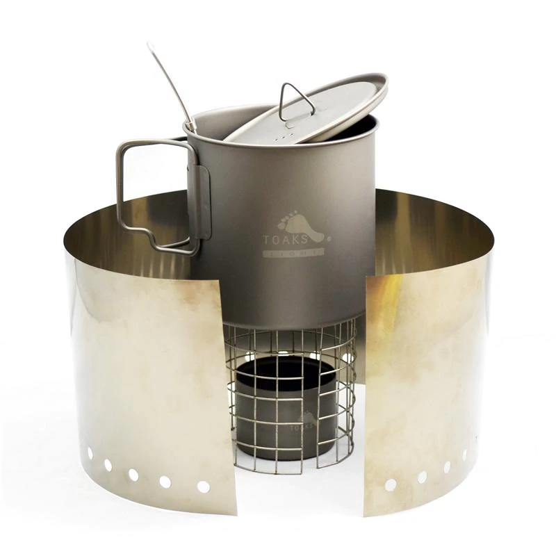 Toaks Ultralight Titanium Stove and 650ml Pot Set