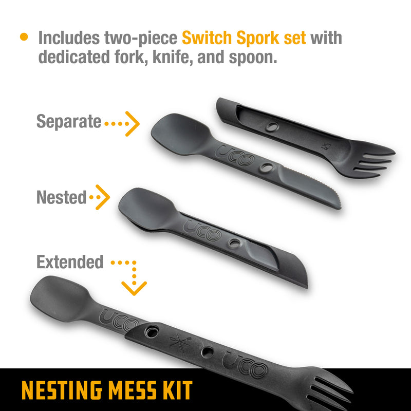 UCO Nesting Mess Kit, 2 Person Venture