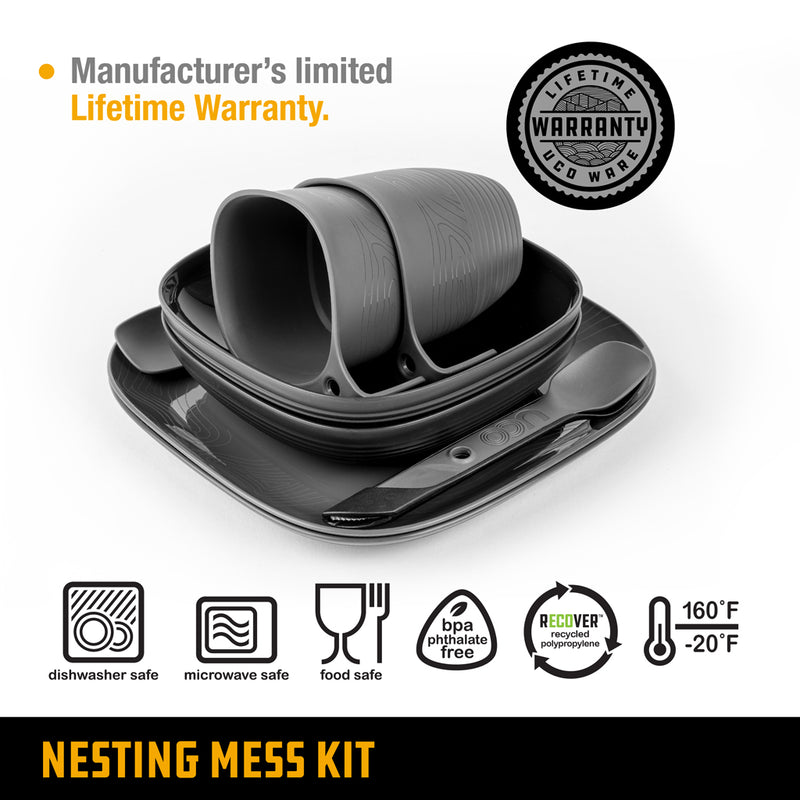 UCO Nesting Mess Kit, 2 Person Venture