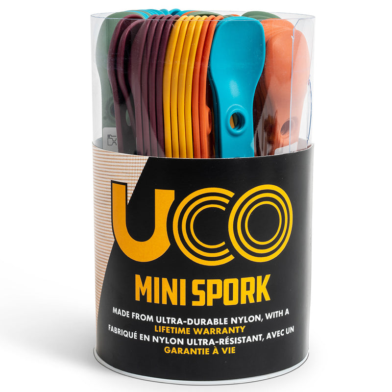 UCO Mini Spork Bulk 60pc Plexi Tube