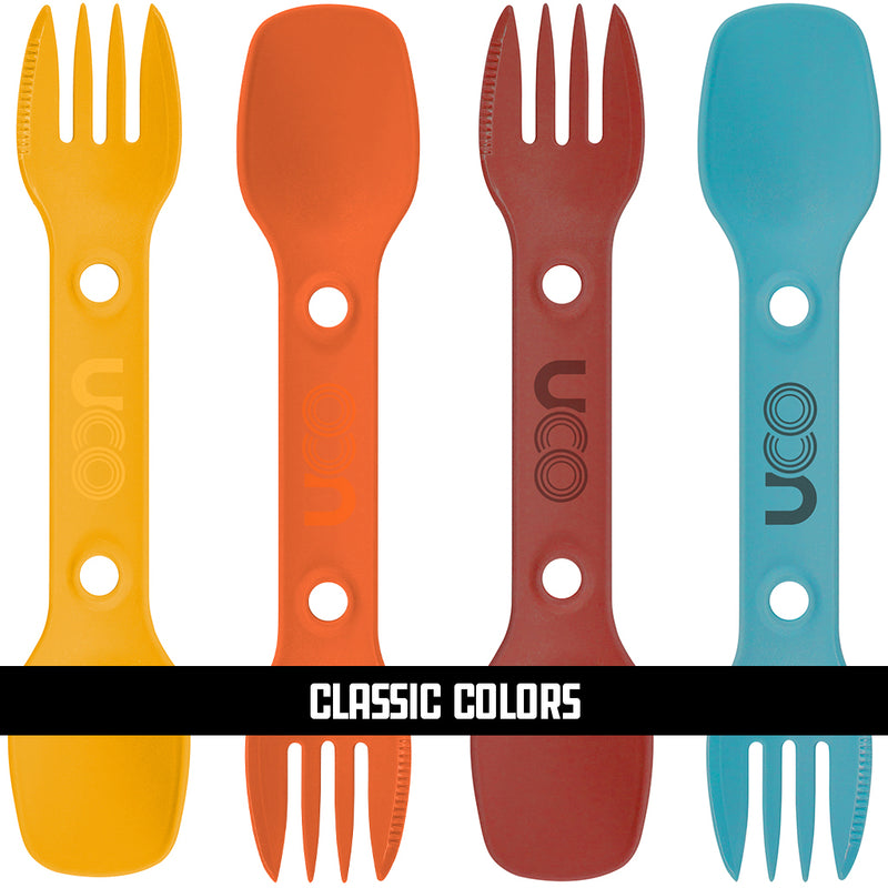 UCO Utility Spork Plexi Tube 24pc Assortment Classic