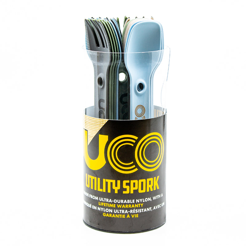 UCO Utility Spork Plexi Tube 24pc Assortment Venture