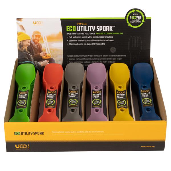 UCO ECO Utility Spork 60pc Display