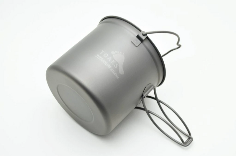 Toaks Titanium 1100ml Pot With Bail Handle