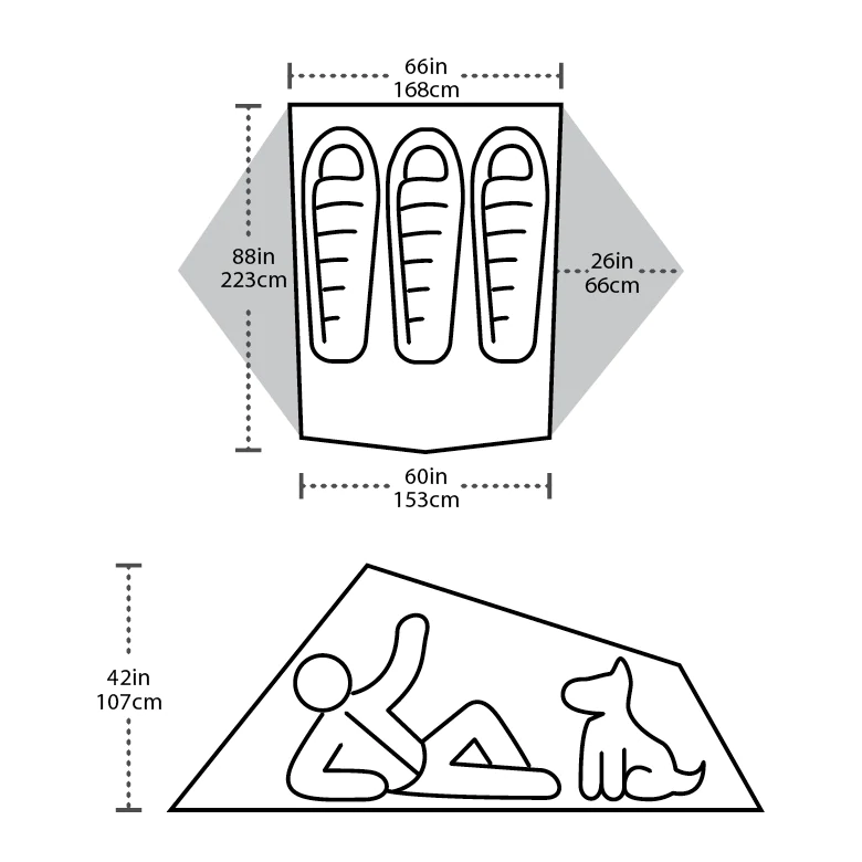 Big Agnes Tiger Wall 3 Carbon