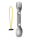 UCO Titanium Utility Spork with Lanyard