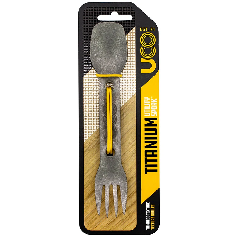 UCO Titanium Utility Spork with Lanyard